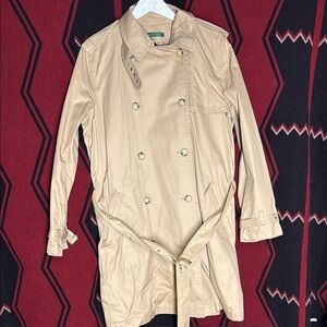 Lauren by Ralph Lauren Beige Trench Coat